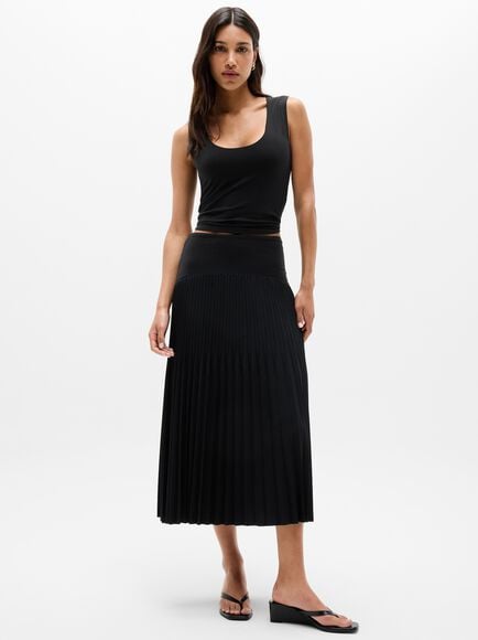 تنورة طويلة athleta تنورة ميدي فيذرويت بليسيه